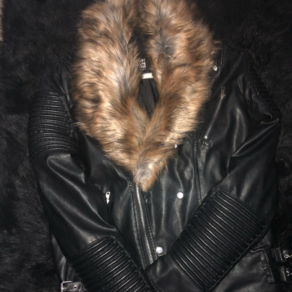 robert phillipe jacket with fur